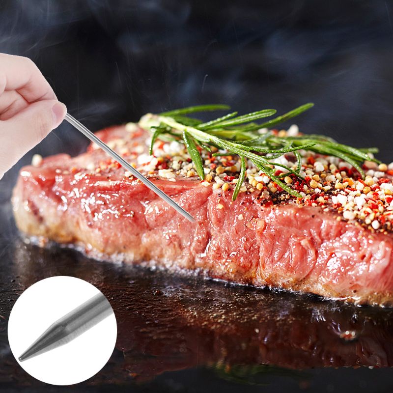 Pop Thịt Nướng Nhiệt Độ Chân Kim Nhiệt Độ Thịt Nướng Phụ Kiện Nhiệt Kế Nhà Bếp Để Nấu Ăn