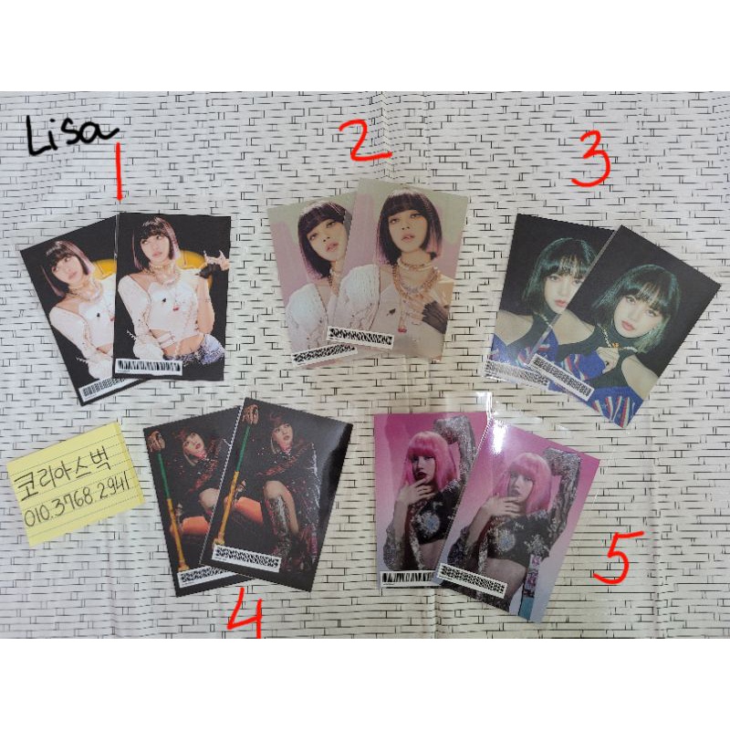 ĐÃ SẴN HCM] POSTCARD LISA BLACKPINK POP UP 4+1 | Shopee Việt Nam