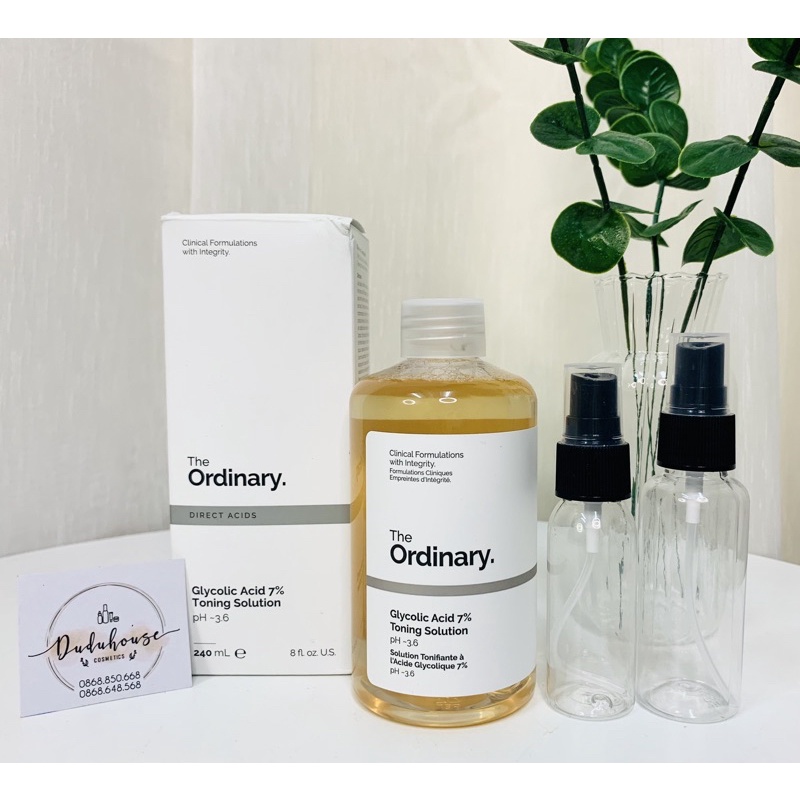 Nước Hoa Hồng Toner The Ordinary Glycolic Acid 7 Toning Solution 240ml