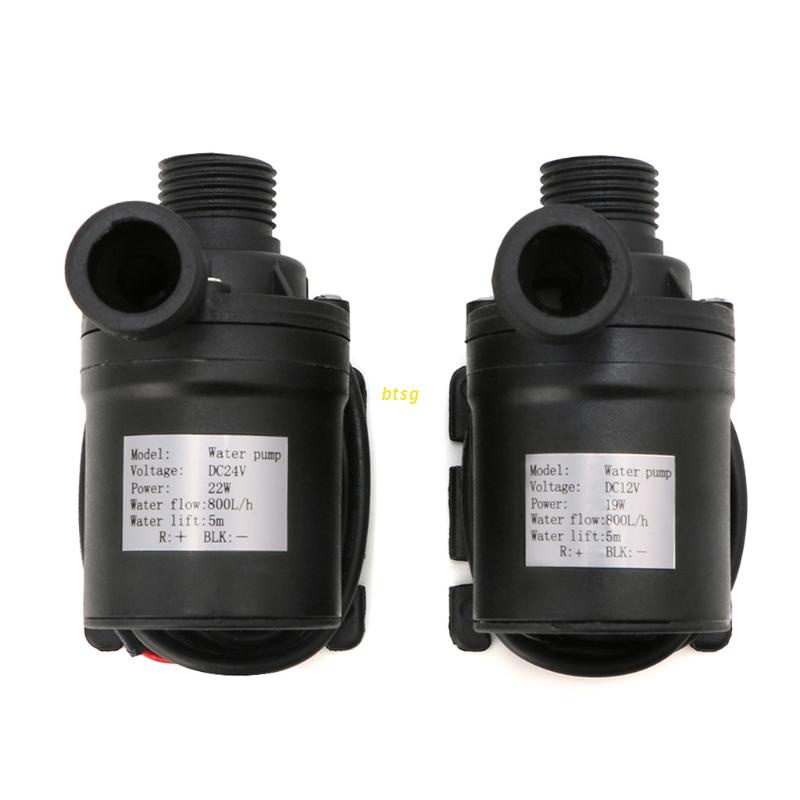 Máy Bơm Nước Nóng Năng Lượng Mặt Trời Chuyên Dụng 800L/H 5m DC 12V 24V