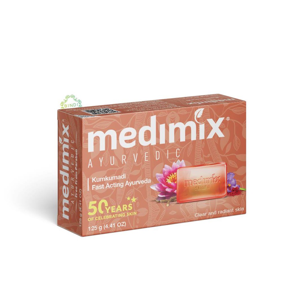 Ảnh Xà Phòng Medimix Kumkumadi – Tinh Hoa Nghệ Tây Saffron Dưỡng sáng da mờ thâm 125g 2