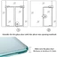 NOTE1 Khóa cửa kính Phòng tắm Văn phòng Không cần chìa khóa An ninh gia đình Bu lông đơn