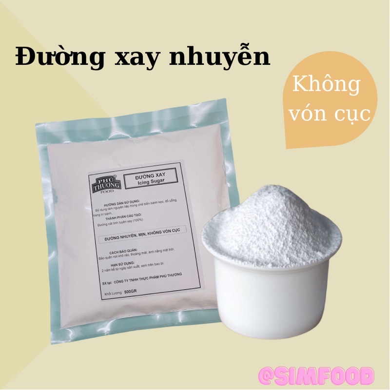 Đường xay nhuyễn không vón cục 500gr - 1kg