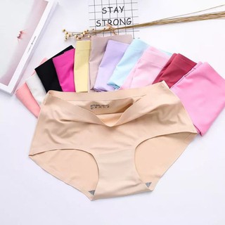 SET 5 QUẦN SU TRƠN ÉP LẠNH Q0012 CO GIÃN MỀM MỊN KHÔNG ĐƯỜNG MAY HÀNG ĐẸP  BC_CHIC LINGERIE