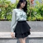 Chân váy ngắn 2 tầng xòe CV336 KYMIE