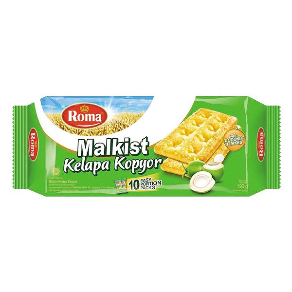 Bánh quy giòn vị dừa Roma Malkist 190g | Shopee Việt Nam