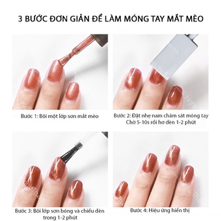 Thanh nam châm hơ mắt mèo 2 đầu