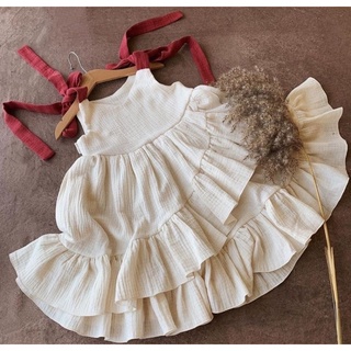 Vải Xô Muslin Organic Cotton 100% Kháng Khuẩn Cao Mềm Rũ Khổ 1m40