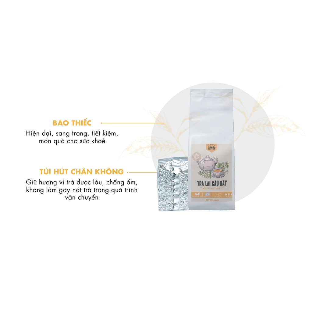 Ảnh Trà Lài Cầu Đất Dalat Farm Loại Đặc Biệt - Túi thiếc 110Gr 3