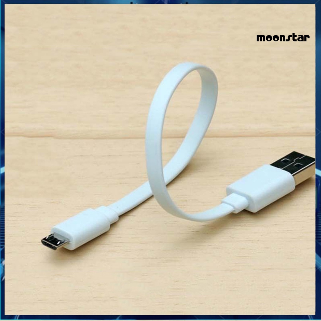 Cáp sạc MR Sạc siêu ngắn ổn định Dây sạc cáp Micro USB phẳng 20cm cho điện thoại