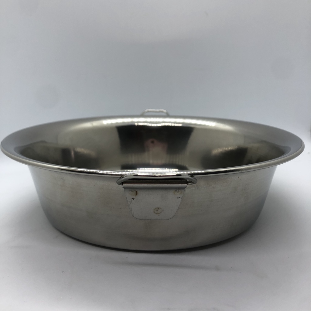 Khay Xửng Tròn Inox 304 Cao Cấp Size 16cm đến 40cm , khay đựng topping , làm rau câu