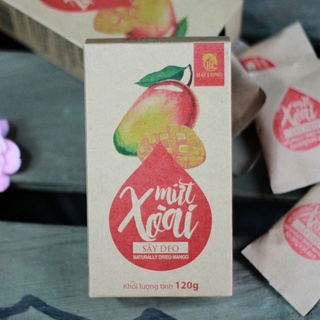 Mứt xoài sấy dẻo Hải Long (120g) ngọt thanh thơm lừng, món quà mứt Tết đãi khách đậm vị ngon quý | HẢI LONG