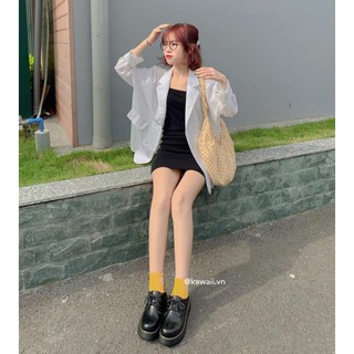 [Có sẵn] ALLEY OXFORDS -  GIÀY DA NỮ THẮT DÂY cao cấp by Kawaii Viet Nam (Ảnh thật tớ tự chụp)