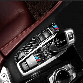 Sợi Carbon Cho Xe BMW F01 F10 F07 F25 F26 Kiểu Dáng Xe Bánh Răng Dịch Chuyển Hộp Bao Viền Gian Hàng Trang Trí Dải 5 7 series X3 X4 Miếng Dán