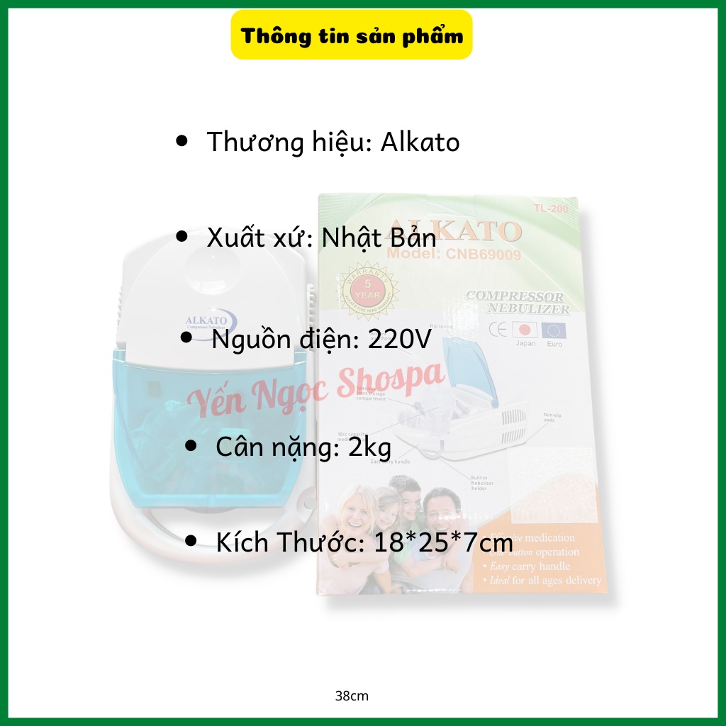 Máy hút mụn Alkato siêu khỏe, siêu bền, tặng kèm 5 ống hút mụn | BigBuy360 - bigbuy360.vn