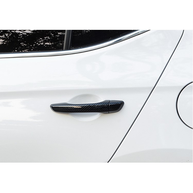 Ốp tay nắm, hõm cửa xe Hyundai Elantra đời 2016- HIỆN NAY - Mẫu Carbon cao cấp