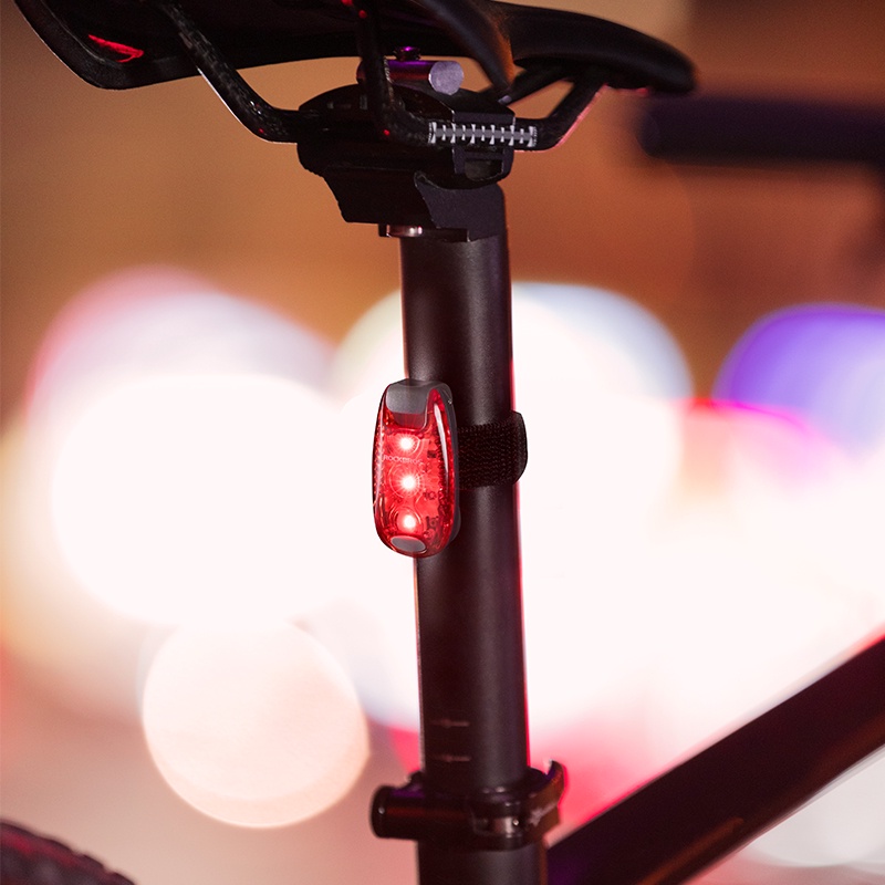 Rockbros Mũ bảo hiểm LED Đuôi đèn- Xe đạp Cảnh báo phía sau Phụ kiện đèn đi xe đạp đường MTB