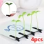 Set 4 Kẹp Cỏ Hình Cây Nấm / Hoa Thời Trang Unisex