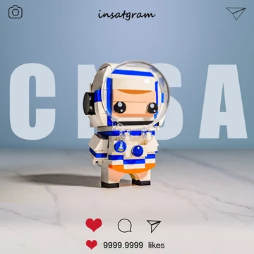 Giác NgộkeeppleyTương Thích Với Lego Tàu Vũ Trụ Nhà Du Hành Vũ Trụ Khối Xây Dựng Câu Đố Đồ Chơi Lego Phù Hợp Với Món Quà