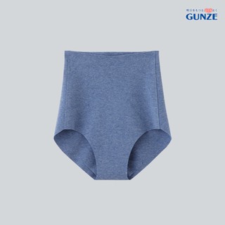 Quần lót nữ cạp cao cotton, quần lót nữ kháng khuẩn không đường may, thon gọn eo nội địa Nhật chính hãng Gunze KL2070