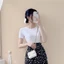 Áo thun basic trơn cổ tròn A1244 KYMIE