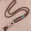 Vòng cổ vintage đảng phong cách boho phù hợp cho nam và nữ, thiết kế Phật giáo