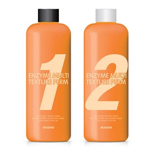 Uốn lạnh dùng cho tóc thường và tóc yếu Mugensi enzyme multi texture perm 2x500ml