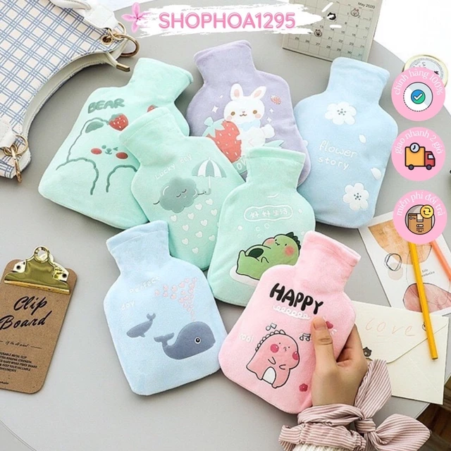 Túi chườm nóng lạnh đa năng có lớp vỏ nhung , chườm ấm nóng đau bụng kinh hiệu quả cho bạn gái, túi sưởi giữ nhiệt