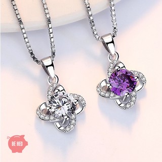 Bộ trang sức 🌺FREESHIP🌺 Bộ trang sức nữ Dây chuyền Bông tai 4 cánh BHB24