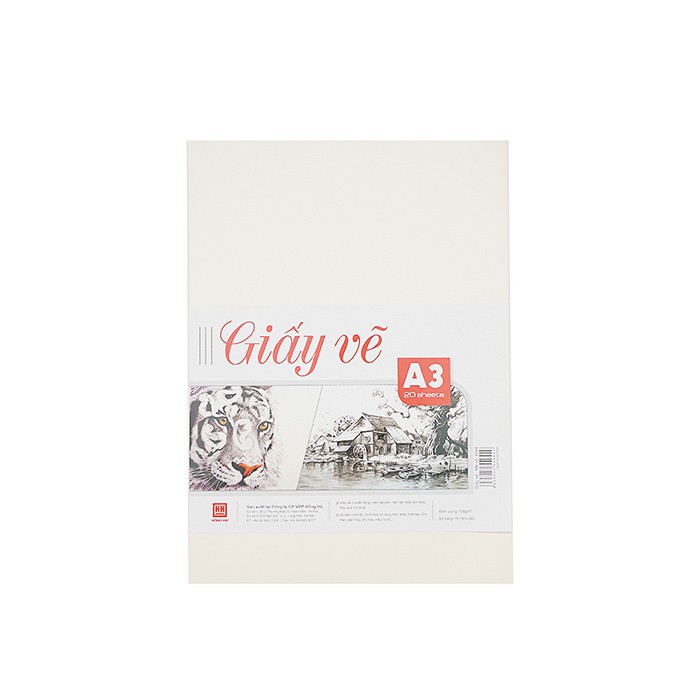 Giấy vẽ A3 4944 (2 quyển), giấy vẽ màu nước A3, giấy vẽ cứng, giấy vẽ