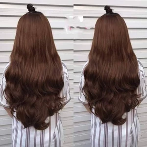 KẸP U XOĂN LƠI MÀU NÂU SOCOLA 250-300G DÀI 55-60CM LƯỚI HOA