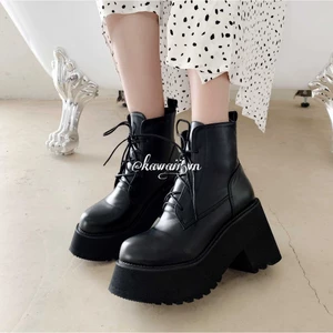 Boot da đế chunky “MỘT MÌNH MỘT KIỂU” Kawaii Viet Nam - Peerless high heels Boots (100% ảnh khách mang)