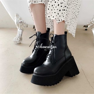 [Độc quyền] Boot da đế chunky “MỘT MÌNH MỘT KIỂU” Kawaii Viet Nam - Peerless high heels Boots (100% ảnh khách mang)