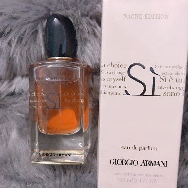 {sale} Nước Hoa Giorgio Armani Si Nacre Edition Edp 100ml Shopee Việt Nam