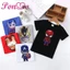 Áo thun in hình siêu anh hùng MARVEL cho bé 1-8 tuổi