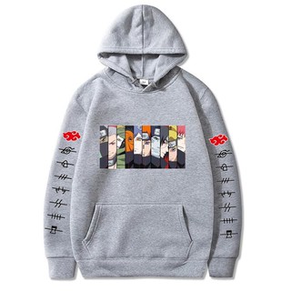 Áo Hoodie Anime Nhật Bản Akatsuki Áo in hình Sasuke