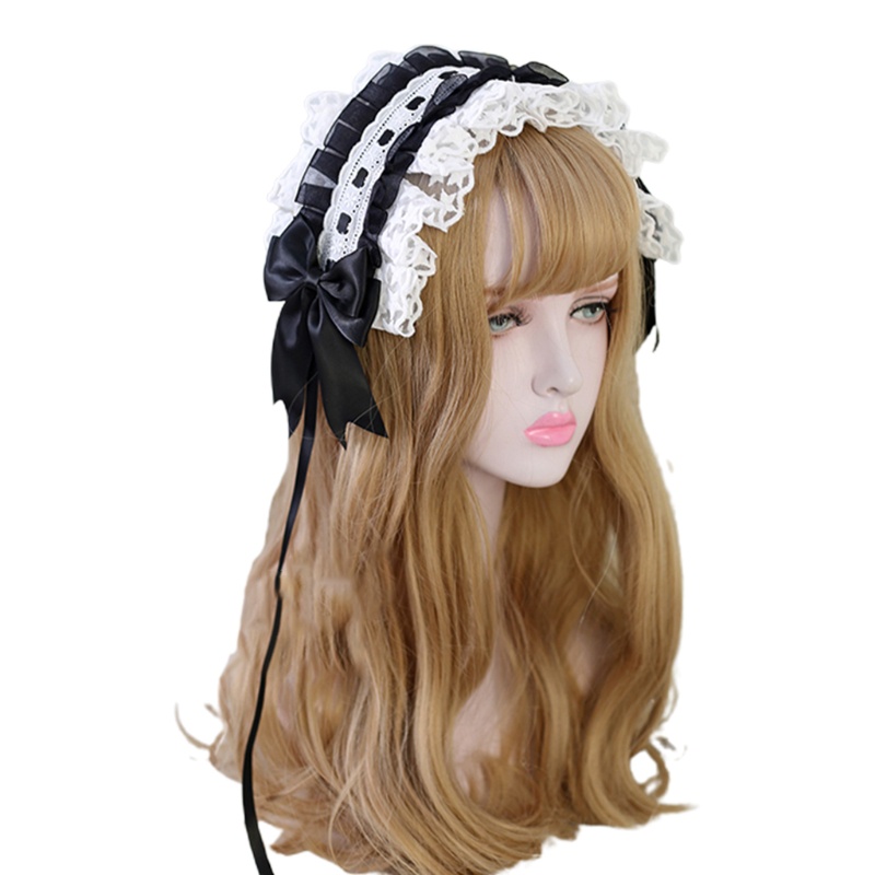 Băng Đô Hình Ngôi Sao Phối Ren Phong Cách Gothic Lolita 1