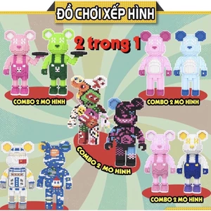 Combo mua 1 tặng 1 gấu lego bearbrick siêu hot