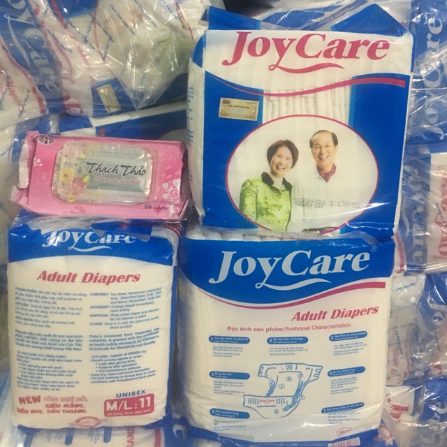 Combo 55 miếng(5 gói) tã dán người lớn Joycare Size :M/L11 miếng+ Km ...