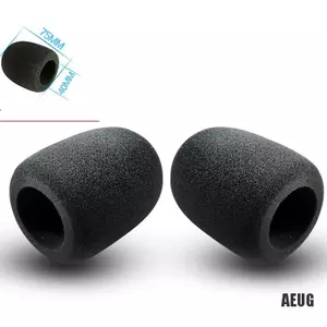 Bộ 2 Đệm Xốp Bọc Đầu Micro Màu Đen Chuyên Dụng Cho Studio