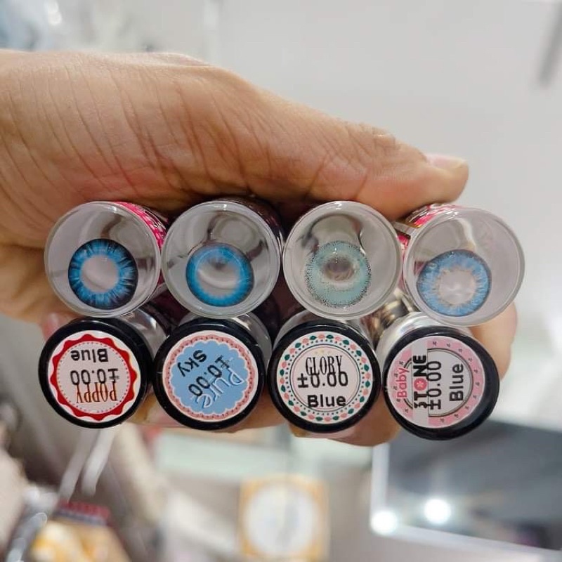 Kính áp tròng xanh blue mẫu mới nhất 2022