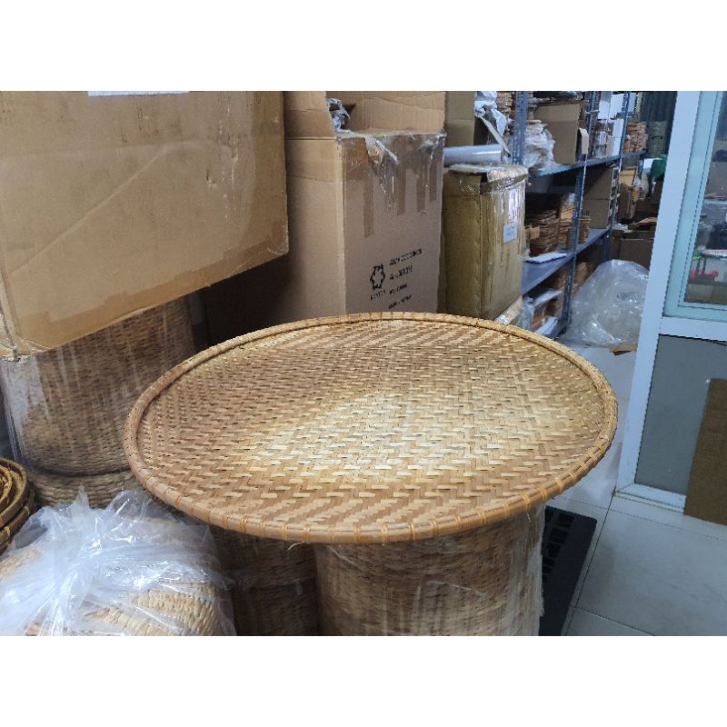 Mẹt tre, nia tre, ONGTRE viền mây 78cm và 1.2m dụng cụ nhà bếp, trang trí bánh, đựng thức ăn