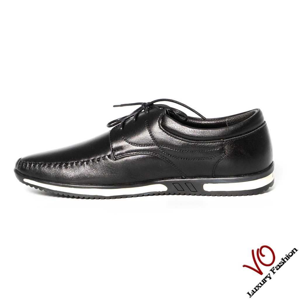 Ảnh Giày mọi da bò thật màu đen trẻ trung VO Shoes_2997 4
