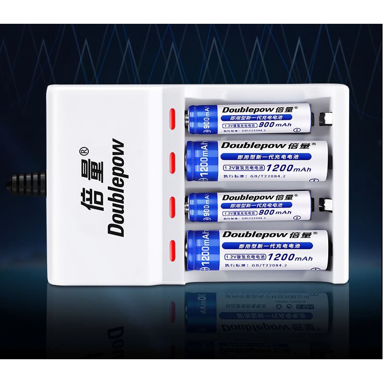 Pin Tiểu Sạc Nhiều Lần AA,AAA Doublepow Và Bộ Sạc pin AA và AAA 1.2V