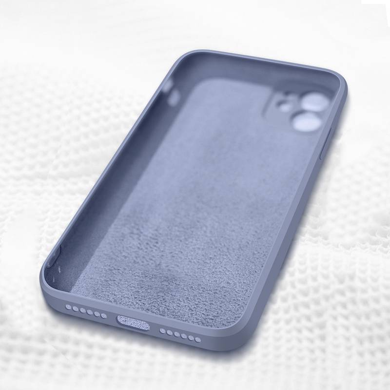 Ốp Mềm Cho iPhone 12 Mini 11 Pro Max Sang Trọng Khung Vuông Silicon Lỏng Cho iPhone X Xs Xr 7 8 6 6s Plus SE 2020 2022 SE3 Cover