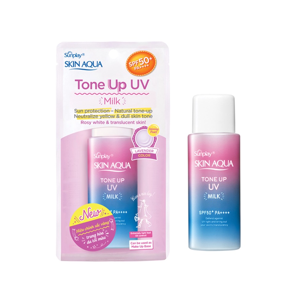Ảnh Kem chống nắng Sunplay Skin Aqua Tone Up UV Lavender SPF50+ PA++++ 50g 3