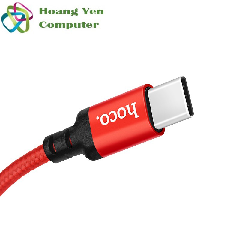 Cáp Sạc Nhanh TYPE C Hoco X14 Cho Android Dây Dù 1M Chống Đứt - BH 3 Tháng 1 Đổi 1 (MÀU SẮC NGẪU NHIÊN)