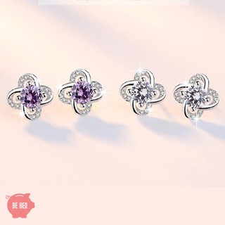 Bộ trang sức 🌺FREESHIP🌺 Bộ trang sức nữ Dây chuyền Bông tai 4 cánh BHB24