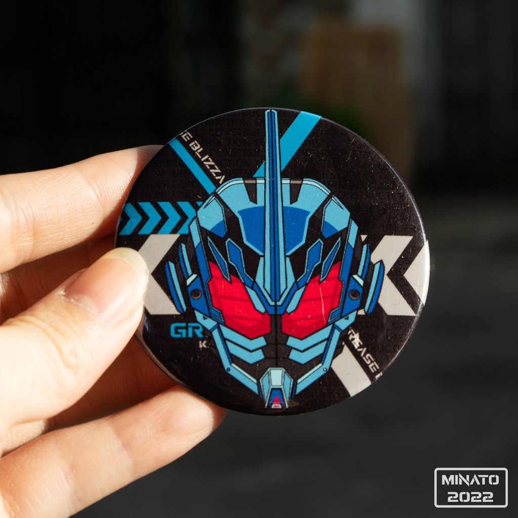 Huy Hiệu Kamen Rider Build - Cross z - Grease - Rogue