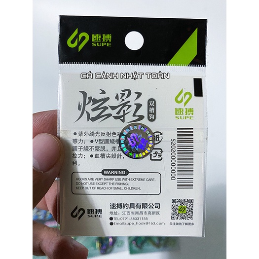 LƯỠI TITAN 7 MÀU SUPE CÂU CÁ CHẤT LƯỢNG CAO NHẬT BẢN